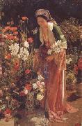 John Frederick Lewis In the Bey's Garden Asia Minor (mk32) painting